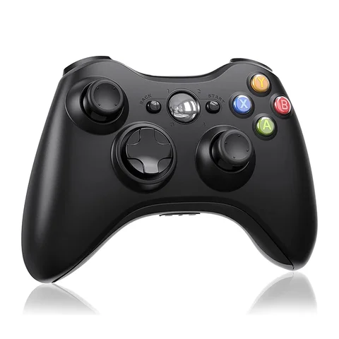 Wireless Controller for Xbox 360 Game Console 2.4G Wireless Gamepad with Dual-Vibration Compatible with Win7/8/10