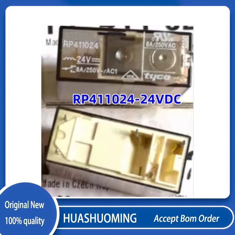 NeW 5PCS/LoT     RP411024   RP411024-24VDC   24V  8A  5PIN