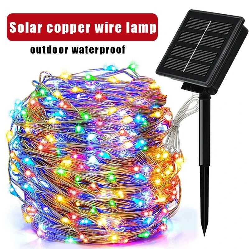 

Solar String Fairy Lights 7m 50LED / 42M 400 LED Waterproof Outdoor Garland Solar Power Lamp Christmas For Garden Decoration.