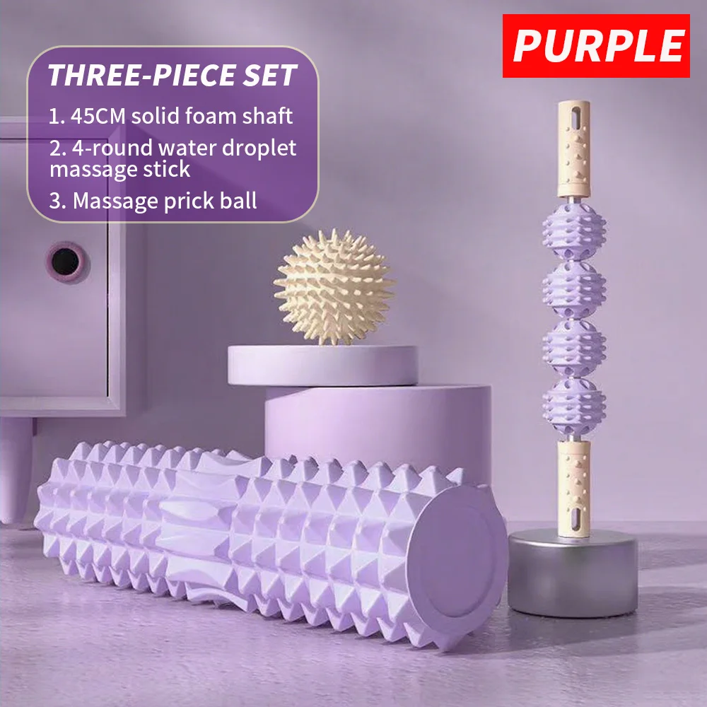 [Dreiteiliges Massage-Set] Massage-Stechball, Massage-Roller, Schaumstoff-Massage-Rollerstab – ein unverzichtbares Massageutensil für den Haushalt – Detail 9