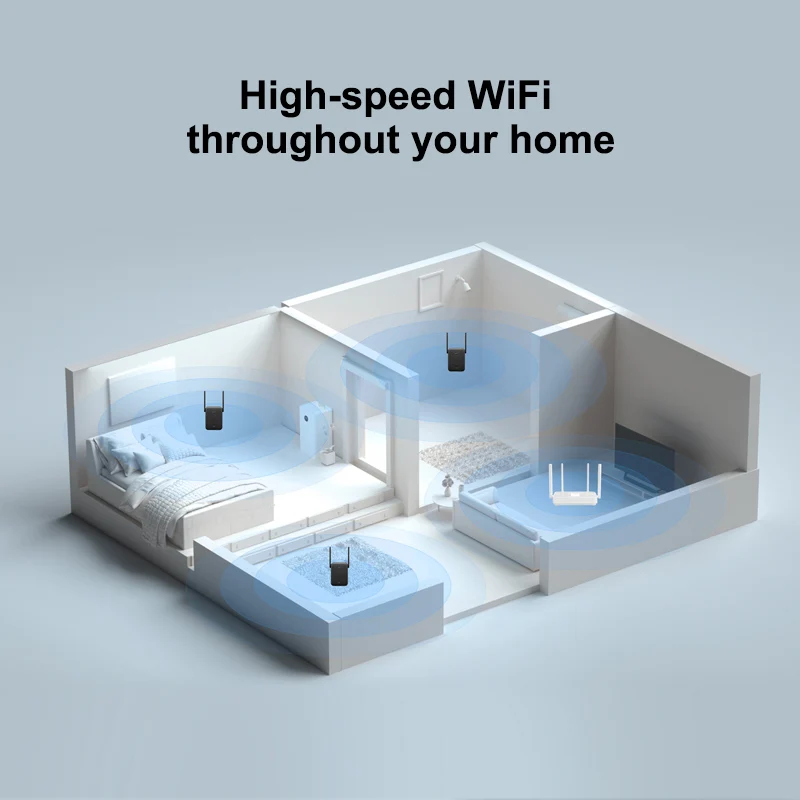 Xiaomi Mi WiFi Range Extender AC1200 New Global Version 2.4GHz And 5GHz Band 1200Mbps Ethernet Port Amplifier WiFi Signal Router