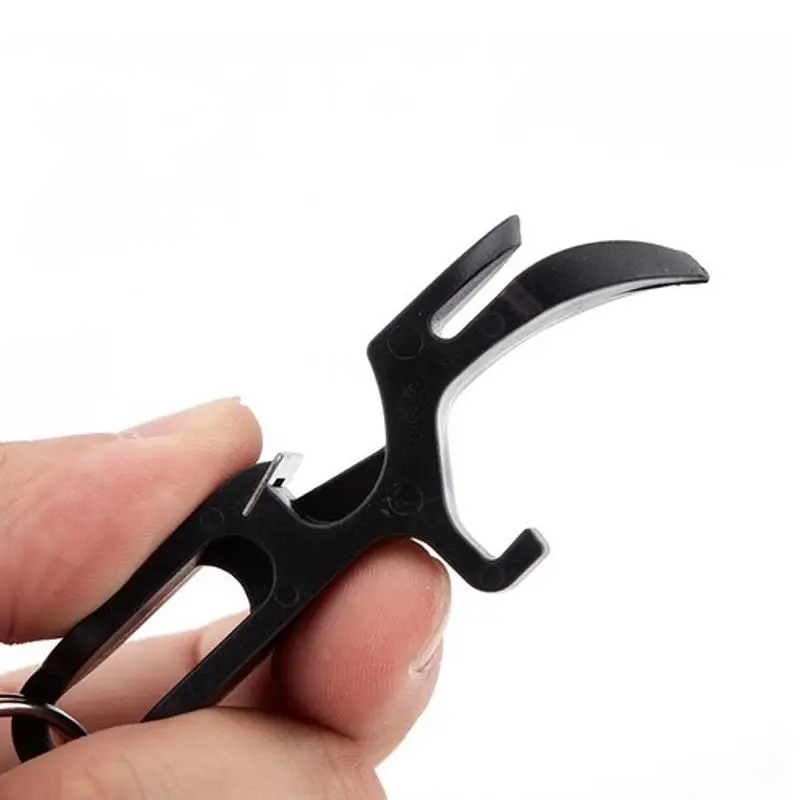 1Pc Portable Shotgun Tool Beer Bottle Opener Multifunctional ABS Bottle Opener Keychain