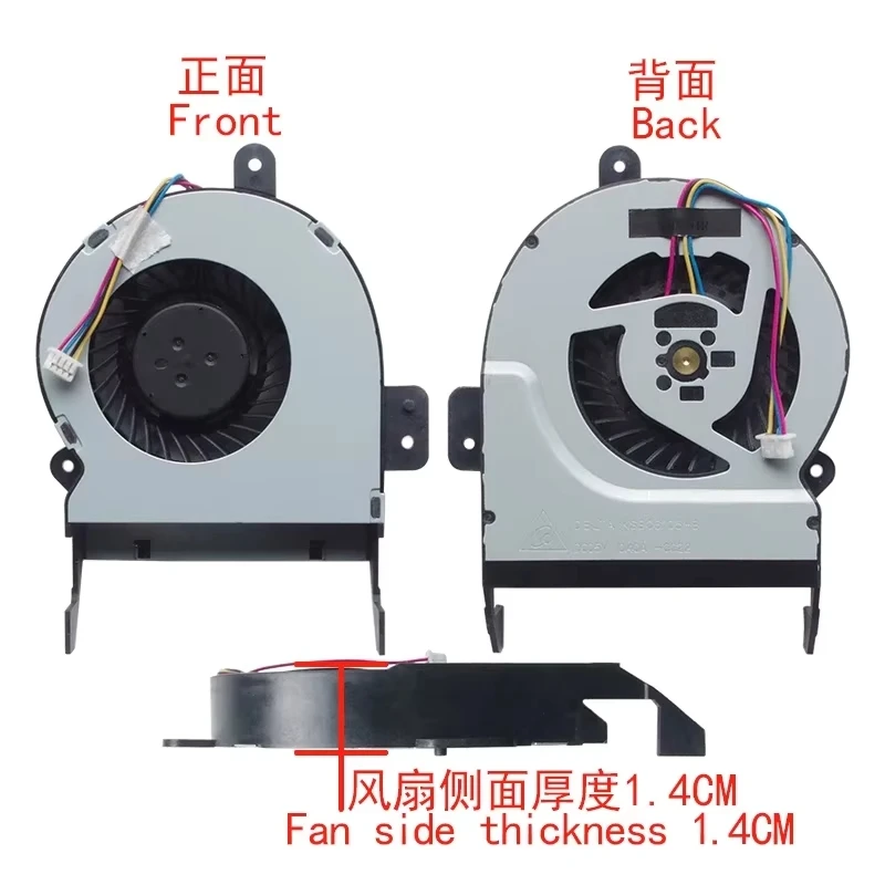 For ASUS  K55X K55VM X55V X55VD X45C X45V X45VD R500V X85V Laptop Cooling Cooler Fan