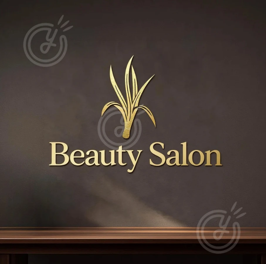

Custom Beauty Salon Sign 3D Metal Signage Customizable Indoor Modern Wall Decoration Business Advertising Outdoor Letter Logo