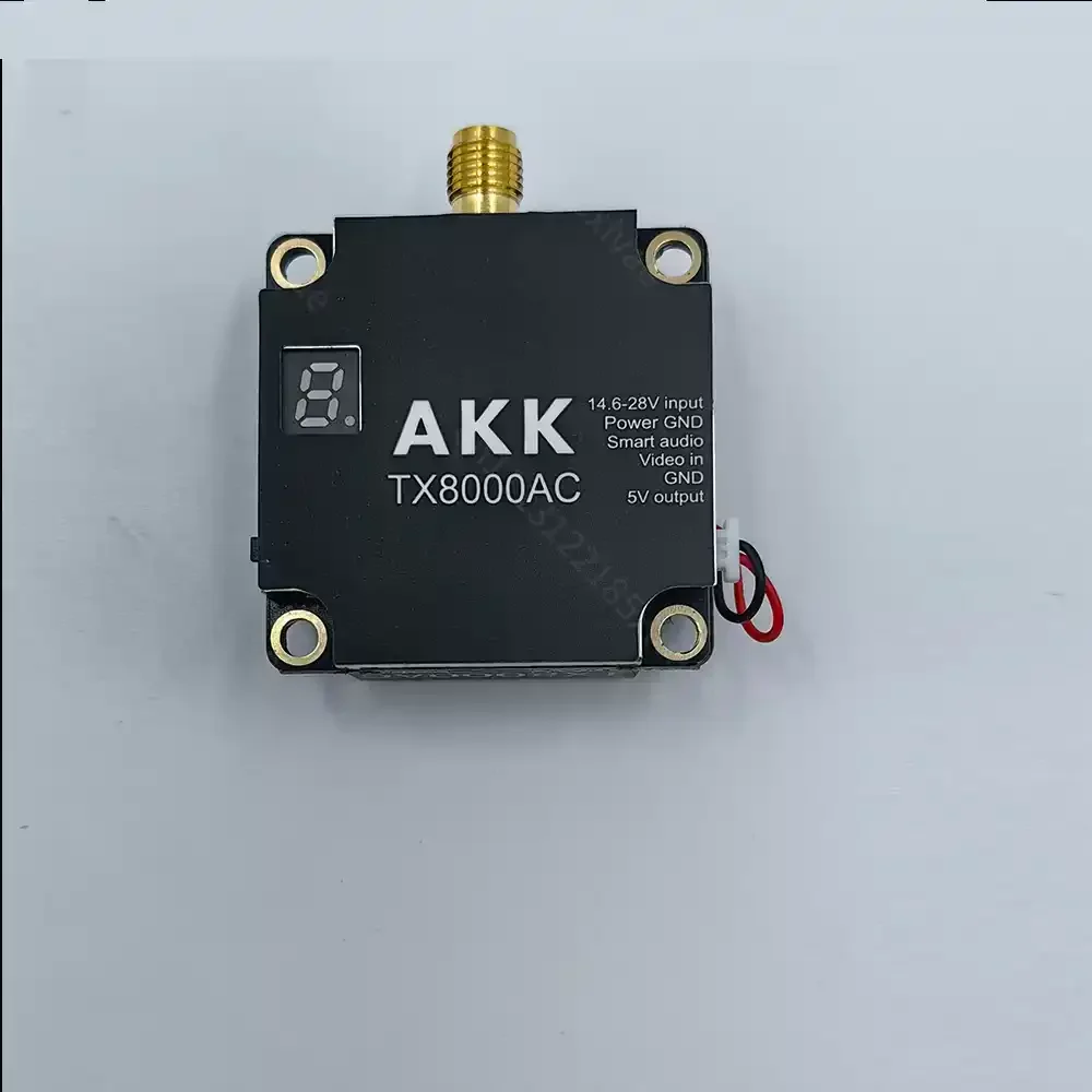 TX8000AC 5.8G 8w plastic  long-distance transmission 96CH chart crossover machine with  for RC parts