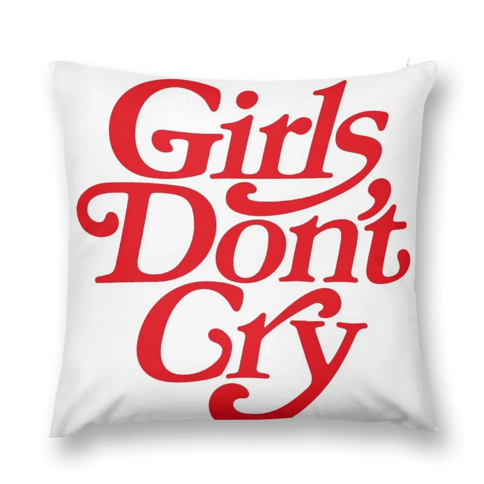 

Girls don't Cry - Feminist Quote Throw Pillow christmas pillowcases Decorative Cushions For Luxury Sofa pillow