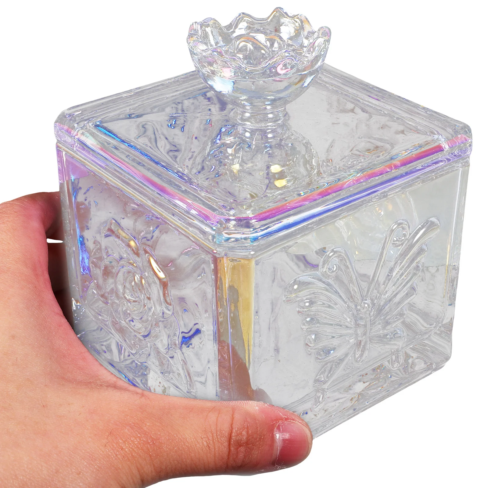 

Large Capacity Glass Food Sealing Box Moisture Proof Airtight Storage Container for Tea Coffee Sugar Dry Goods Kitchen Pantry