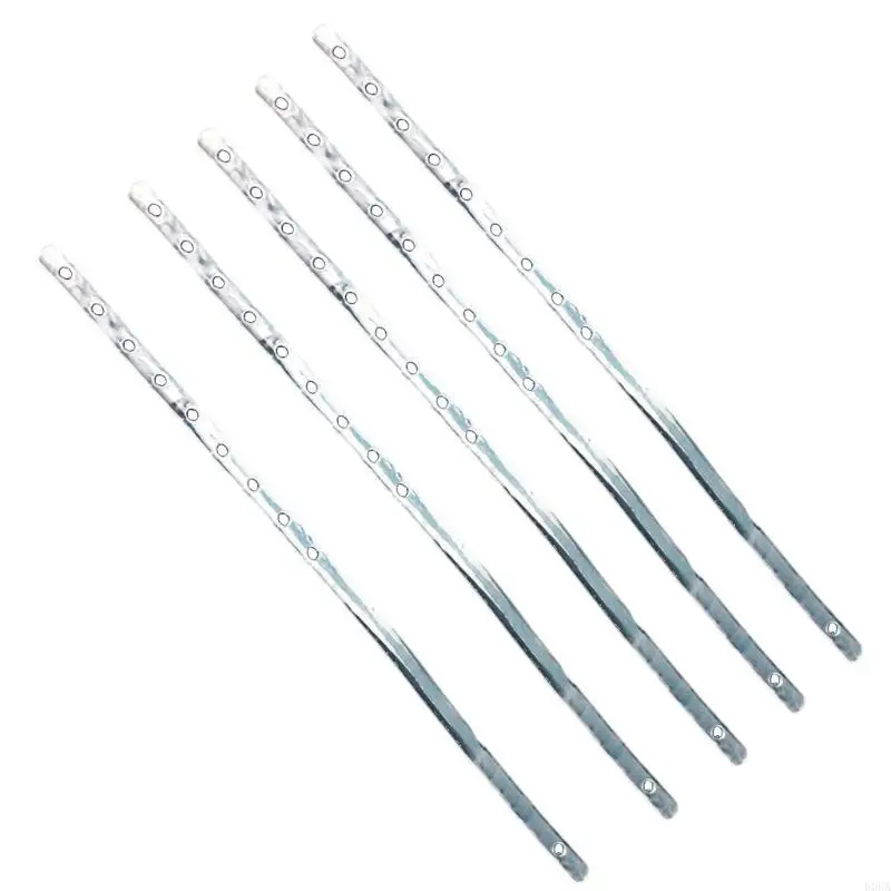 

5Pcs Display Hanger Connectors Plastic Strips for Efficient Clothes Storage