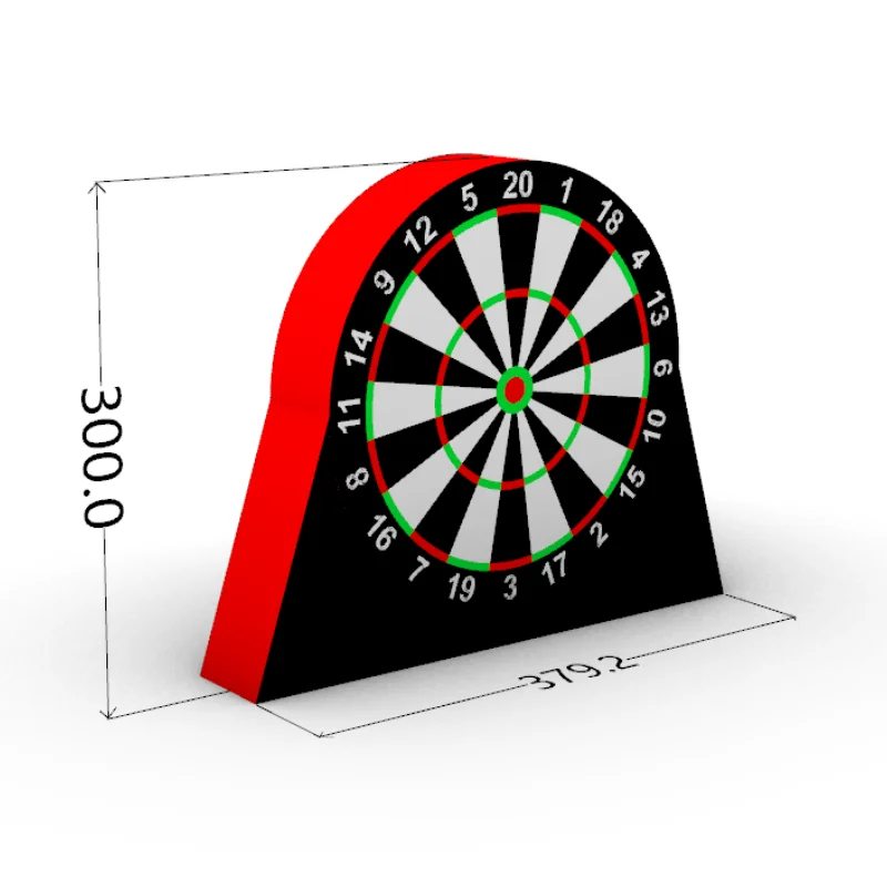 Commercieel Pvc Opblaasbaar Voetbal Dartbord Outdoor Familie Recreatie Opblaasbaar Voetbal Dartbordspel