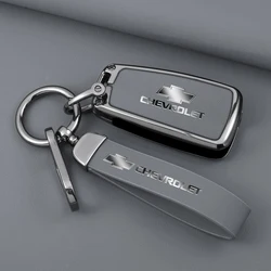 Zinc Alloy Car Key Case Cover Shell Holder Bag For Chevrolet Cruze Aveo Trax Sail Malibu Lova Camaro Epica Spark Captiva Prism