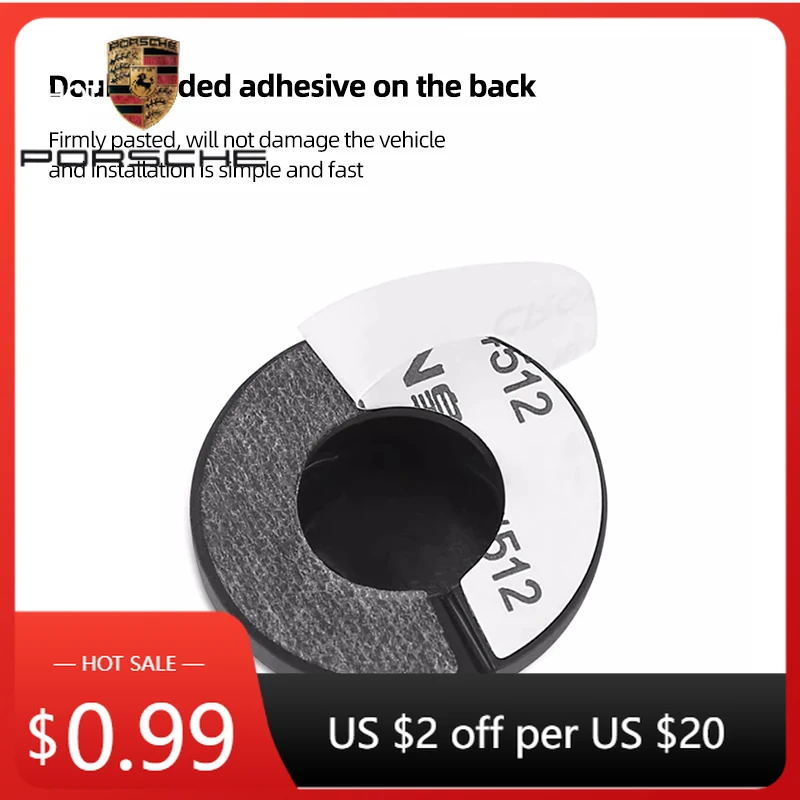 

Car Sticker For Porsche Cayman Cayenne 911 Macan Car Door Shock Absorption Gasket Stickers Accessories For Porsche Panamera Tay