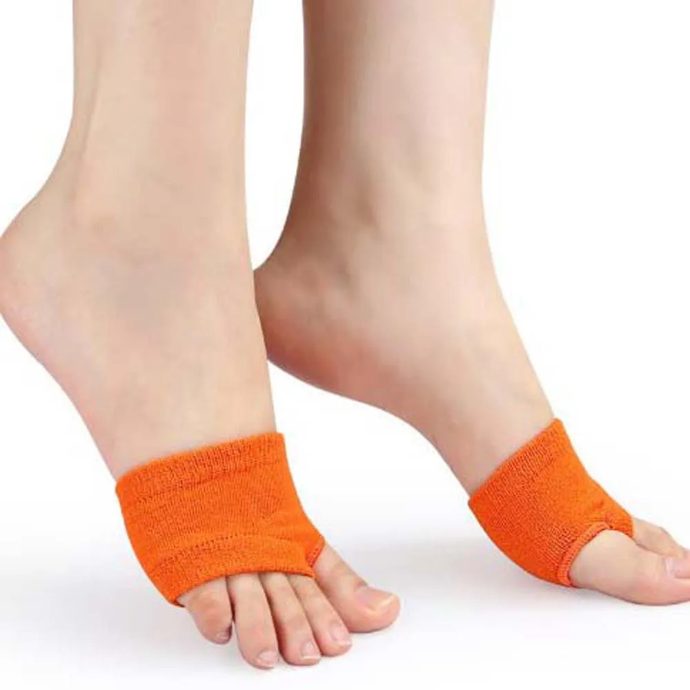 Cotton Forefoot Socks Half Yard Insoles Comfort Padding Toe Splitter Boat Socks Prevent Abrasion Heelless Forefoot Pads Travel