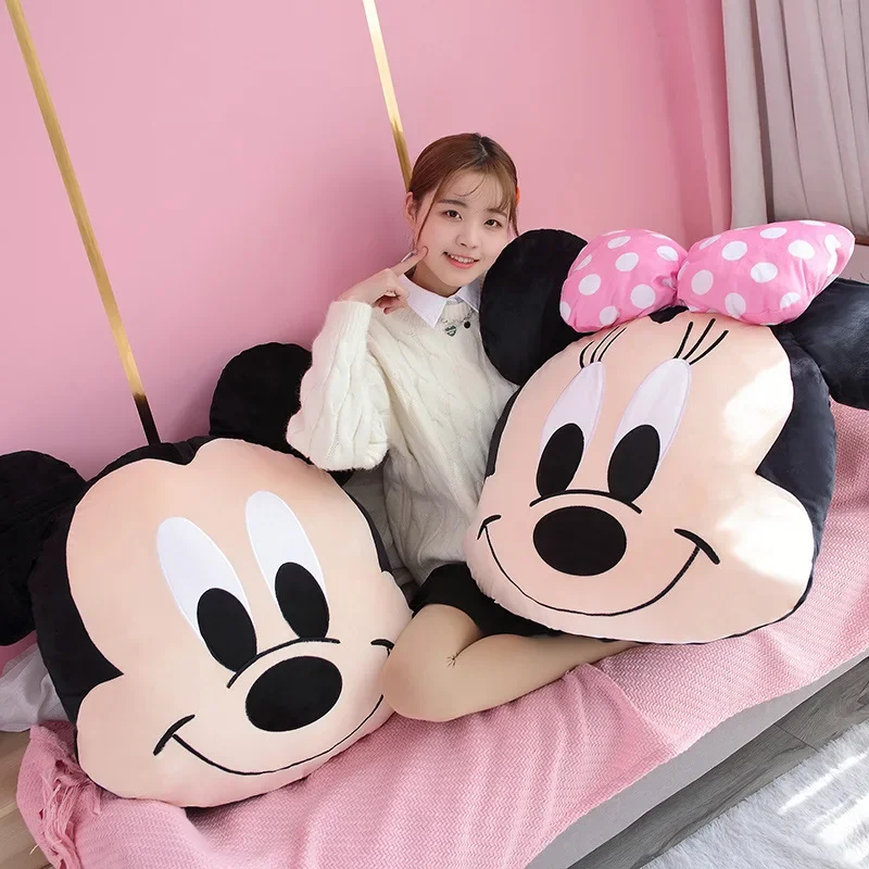 Disney Mickey Minnie Plush Toys Cartoon Soft Stuffed Doll Cute Animal Pillow Decorate Child Birthday Christmas Gifts