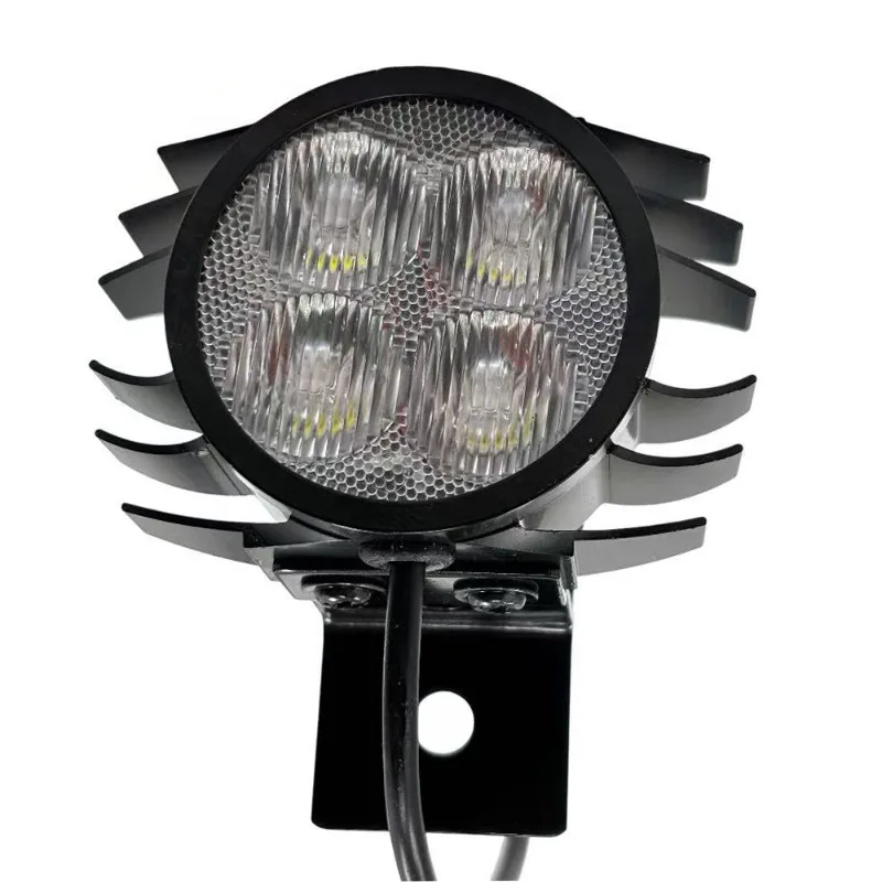 AliExpress hiwheel Electric Scooter Headlight Accessories for Kukirin E-Scooter/E-Bike Universal 3-pin Waterproof Head High Gloss Headlight