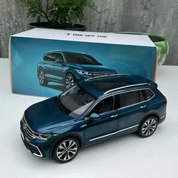 1:18 TIGUAN L 2022 SUV Simulation Alloy Car Model Diecast Toy Ornaments Souvenir Collectible Toys