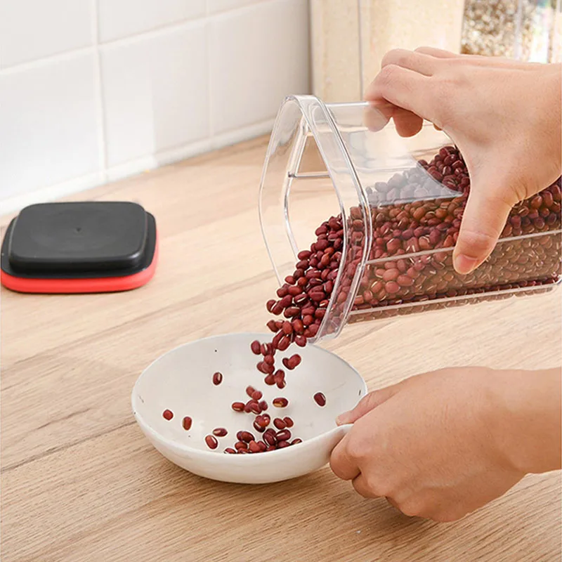 Food Vacuum Storage Box 600/1300/1800ML Food Storage Container Vacuum Sealing Tank Kitchen Keep Fresh Transparent Sealed Cans