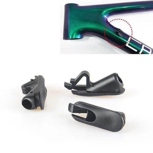 Tapones de marco de enrutamiento de Cable interno de bicicleta, desviador de freno de bicicleta, ojales de carcasa, guía de Cable, adaptador de batería DIY, 3 uds.