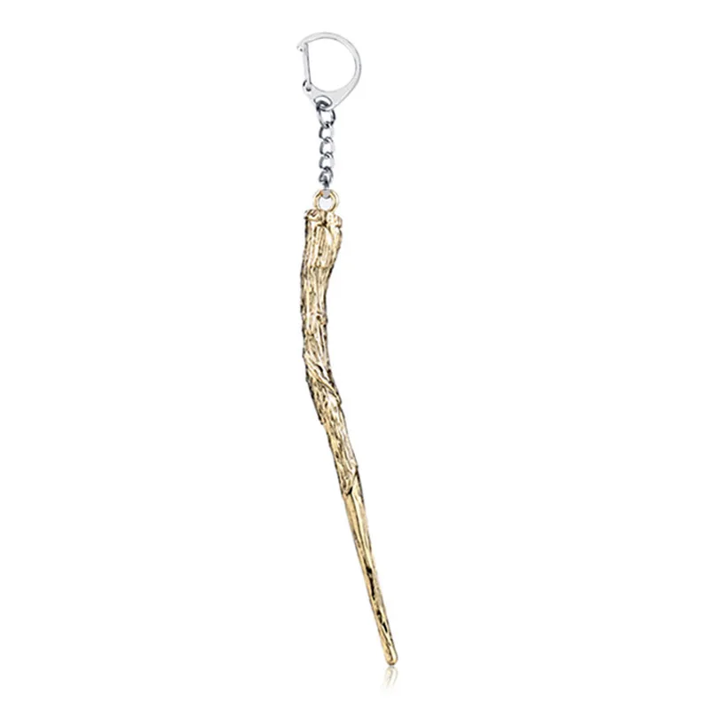 Harry Potter mini magic wand keychain alloy metal keychain toy movie Cosplay props wand pendant collection packaging accessories - view 5