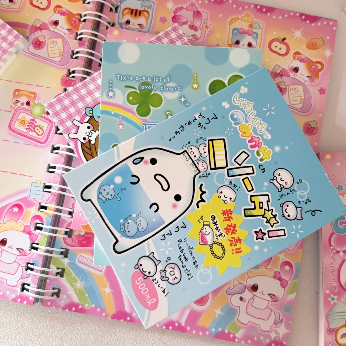 Japanische Retro Niedliche Notizblöcke im Showa-Stil, nicht klebend, für Journaling, dekoratives Papier, je 70 Blatt – Detail 9