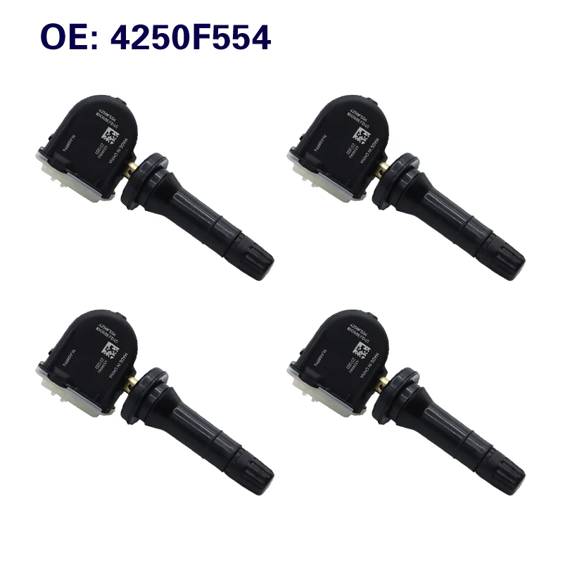 4PCS TPMS Sensor 4250F554 Tire Pressure Sensor 433MHz For Mitsubishi Outlander 2018-2021 ASX