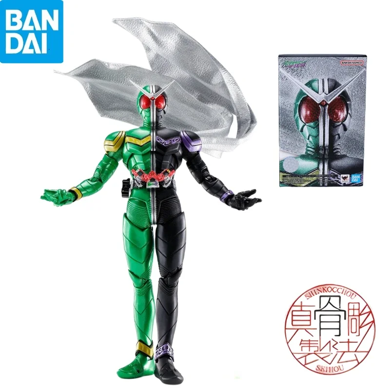 In Stock  Original Bandai S.H.Figuarts SHF Tokusatsu Kamen Rider Double  Action Figure Toys Collection Model Gift