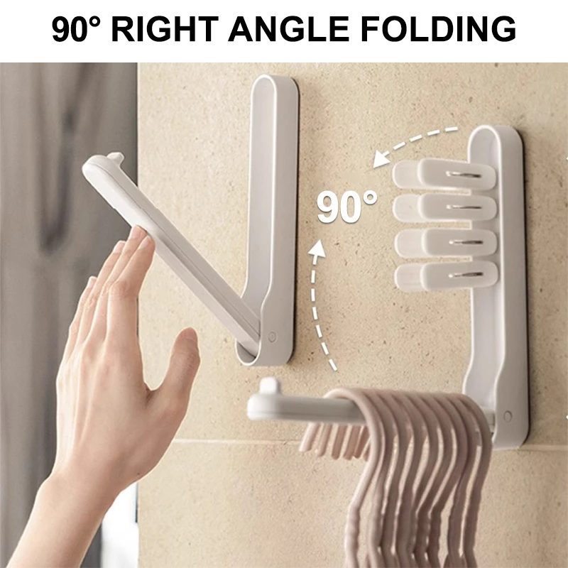 

Folding Clothes Hanger Non-slip Storage Rack Space Saving Clothes Rack Organizers For Wardrobe Jeans Trousers Scarf Drying Racks