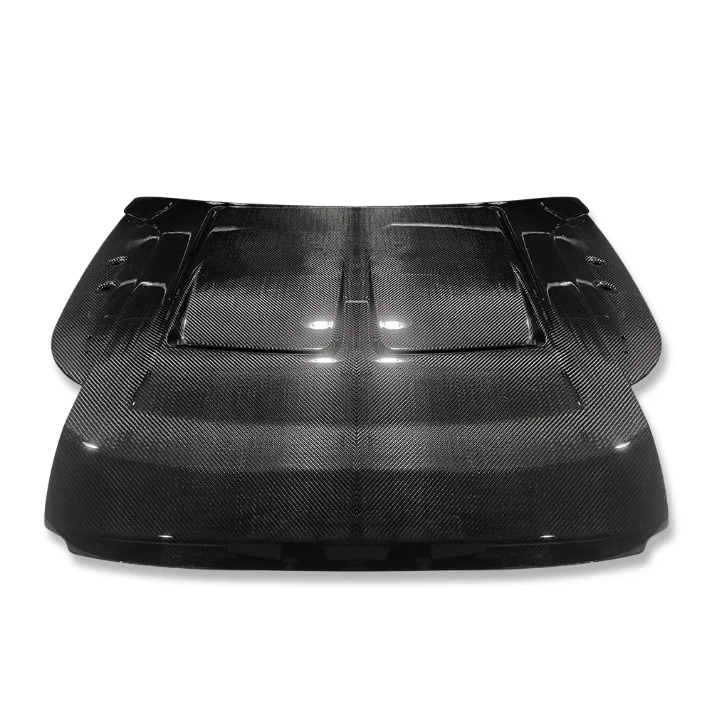 High Quality upgrade carbon fiber front bonnet for Land Rover 2020+ Defender 110 carbon fiber aluminum alloy engine hood