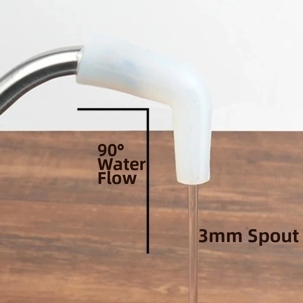 Adjustable Coffee Pot Control Valve Regulator Narrow Mouth Efficient Water Usage Water Control Valve Silicone Water Saving