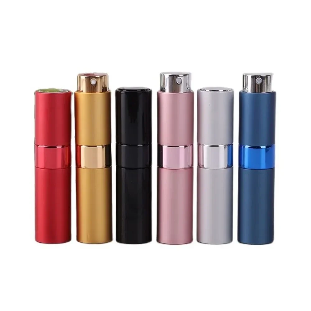 

5PCS 8ml Mini Refillable Perfume Bottle Metal Atomizer Spray Travel Aluminum Empty Parfume Bottle Atomizer Bottle Travel