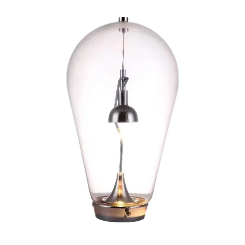 

Modern Light Emitting Diode Table Lamp, Magnetic Design, Vitreous Body