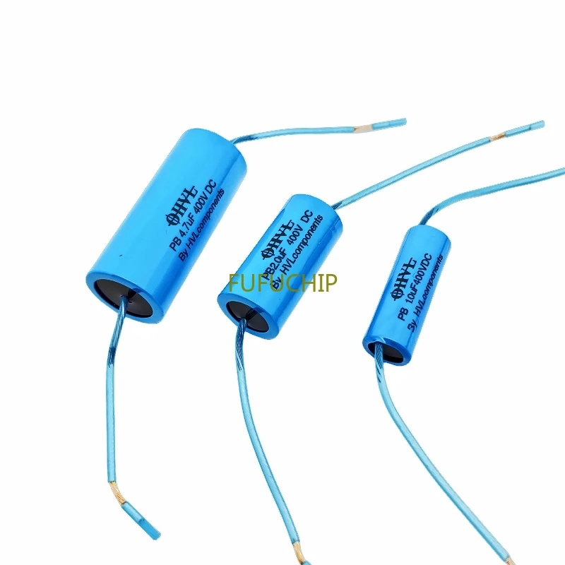 

2Pcs Audio Capacitor 400V OHVL HIFI Fever Electrodeless Audio Coupling 0.22UF 0.47UF 1UF 1.5UF 2UF 3.3UF 4.7UF 5.6UF 8.2UF 10UF