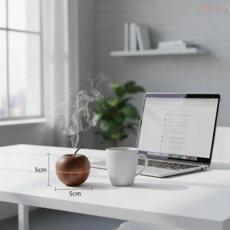[E] 1/3 Set Of Wooden  Shaped Essential Oil Diffuser Fragrance Diffuser Suitable For Home Bathroom Car Decoration