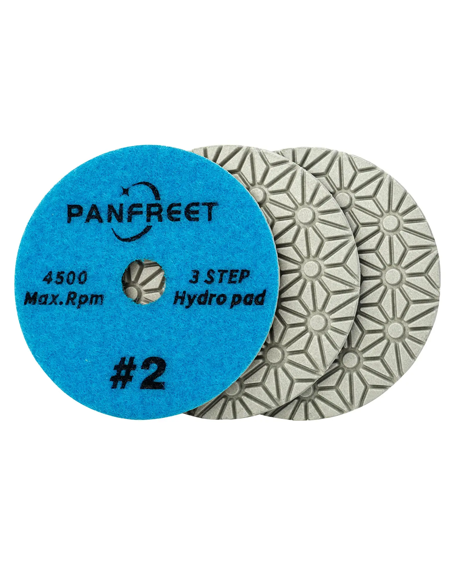 

Panfreet влажные/сухие 3-ступенчатые 4-дюймовые алмазные полировальные подушечки, шаговые 2 гранитные полировальные подушечки для гранита, кварца, мрамора, бетона, терраццо