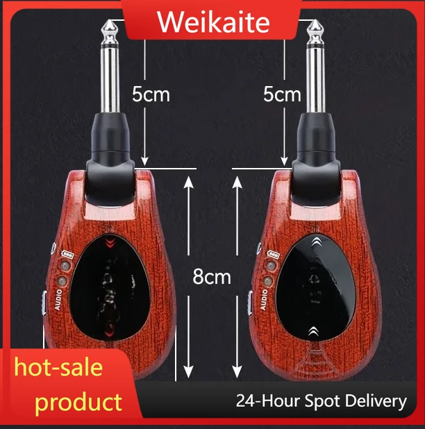 

U2 2.4GHz Rechargeable Wireless Guitar System Electric Guitar Bass Violin Keyboard Receiver Instrument