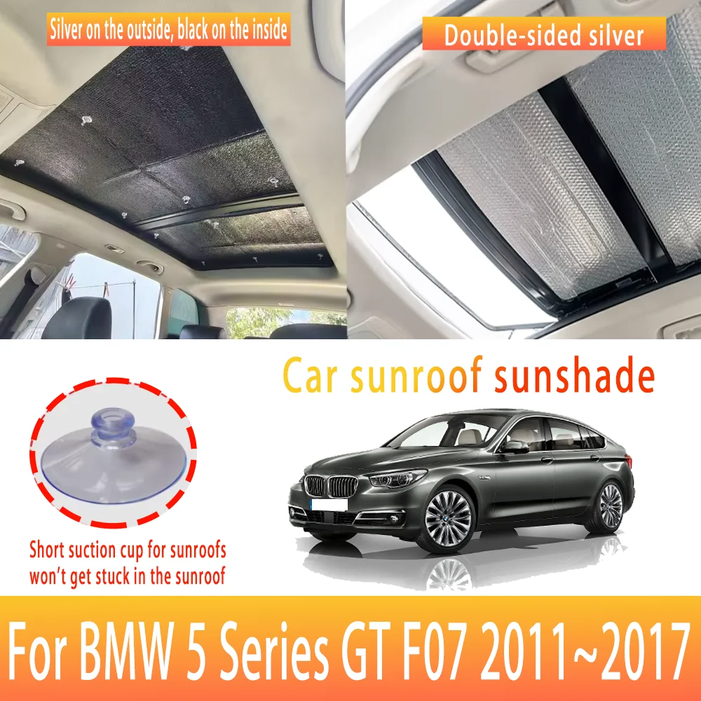 

Автомобильный солнцезащитный козырек для панорамной крыши BMW 5 серии GT F07 2011~2017, 2 шт., термозащитный экран, аксессуары для защиты от УФ-излучения