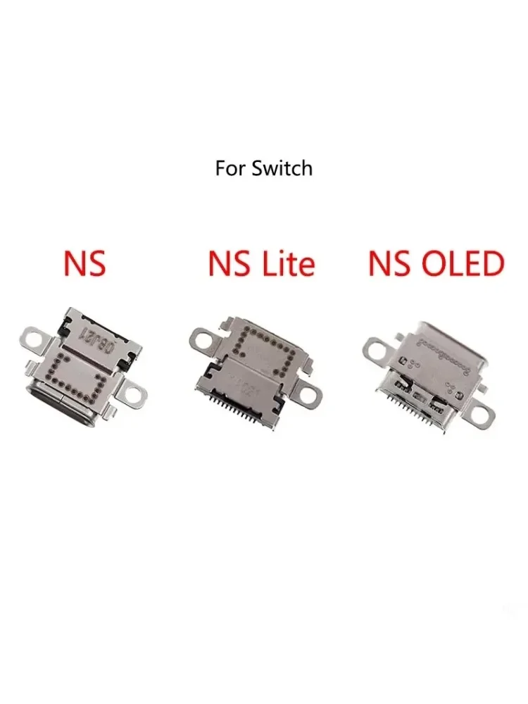 2/5/10 szt. Zamiennik portu ładowania do konsoli Nintendo Switch NS Lite NS OLED, złącze zasilania, gniazdo ładowarki Type-C, gniazdo USB — zdjęcie produktu 7