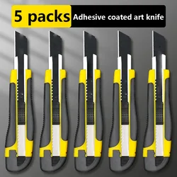 Heavy Duty Utility Knife – Thick Stainless Steel, Anti-Slip Handle for Box Cutting & Unboxing
