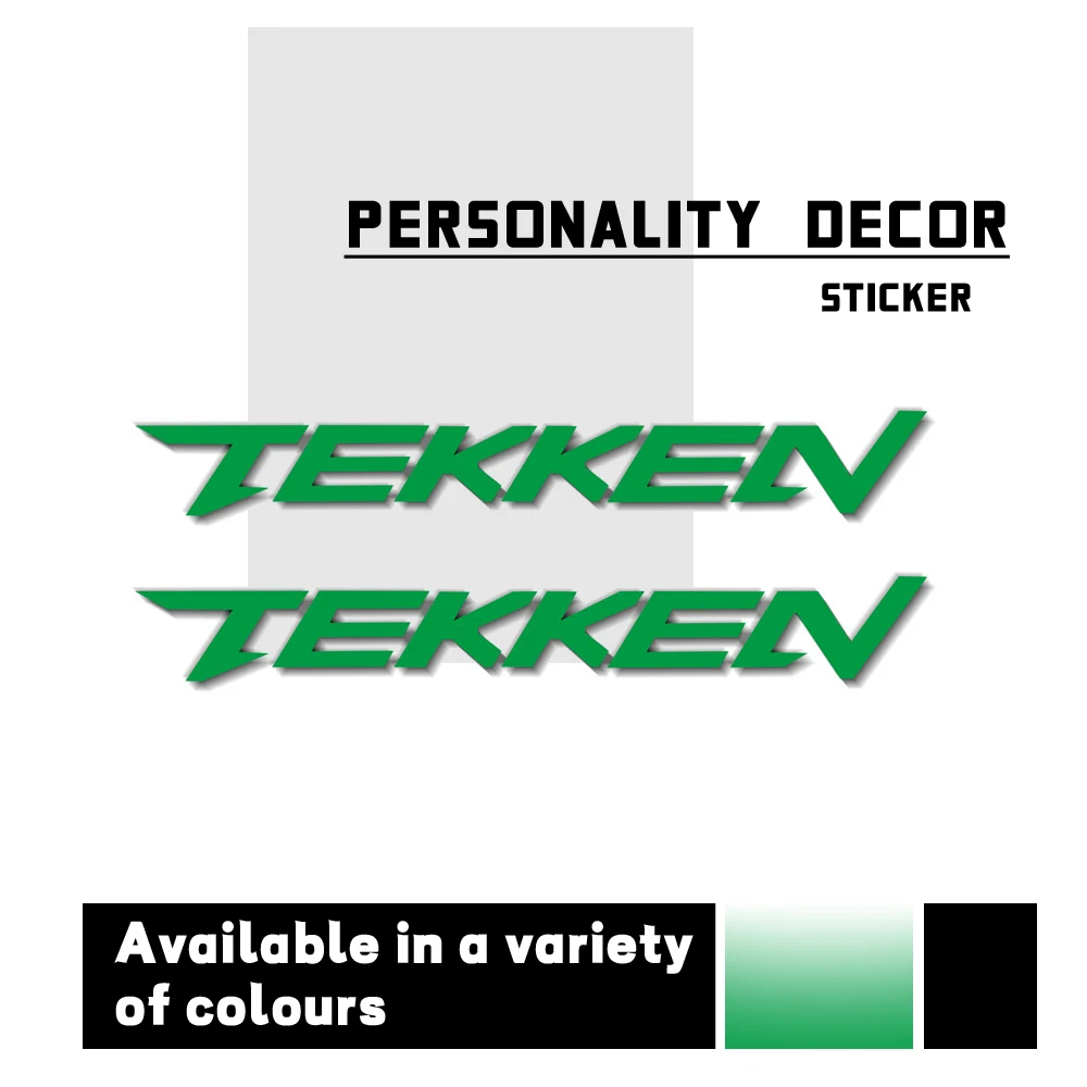 

Motorcycle Sticker Fuel Tank Body Helmet Logo Creative Reflective Waterproof 3D Decals For TEKKEN scooter tekken game play