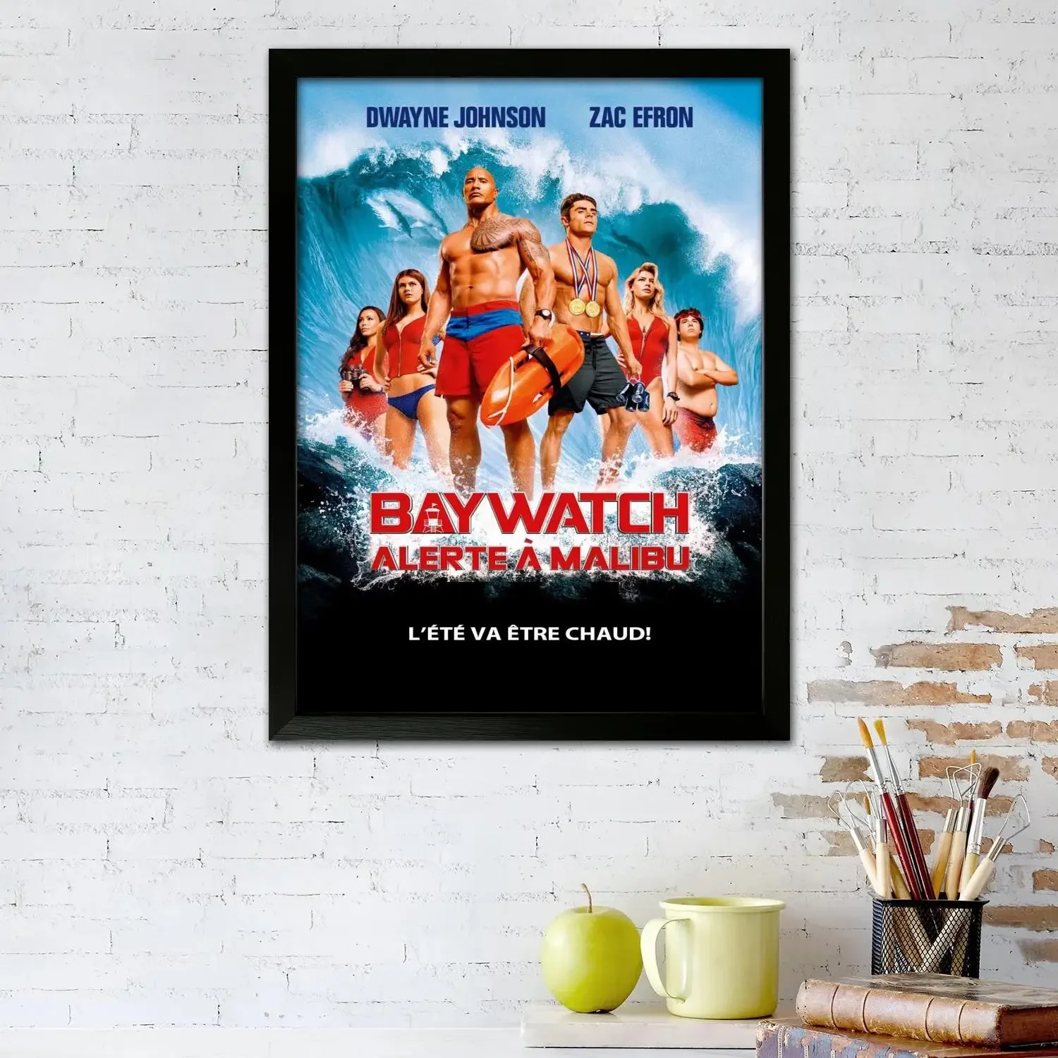 baywatch Canvas Art Poster, Wall Art, Picture Print, Modern Family, Bedroom Decor, Posters,Decorative painting