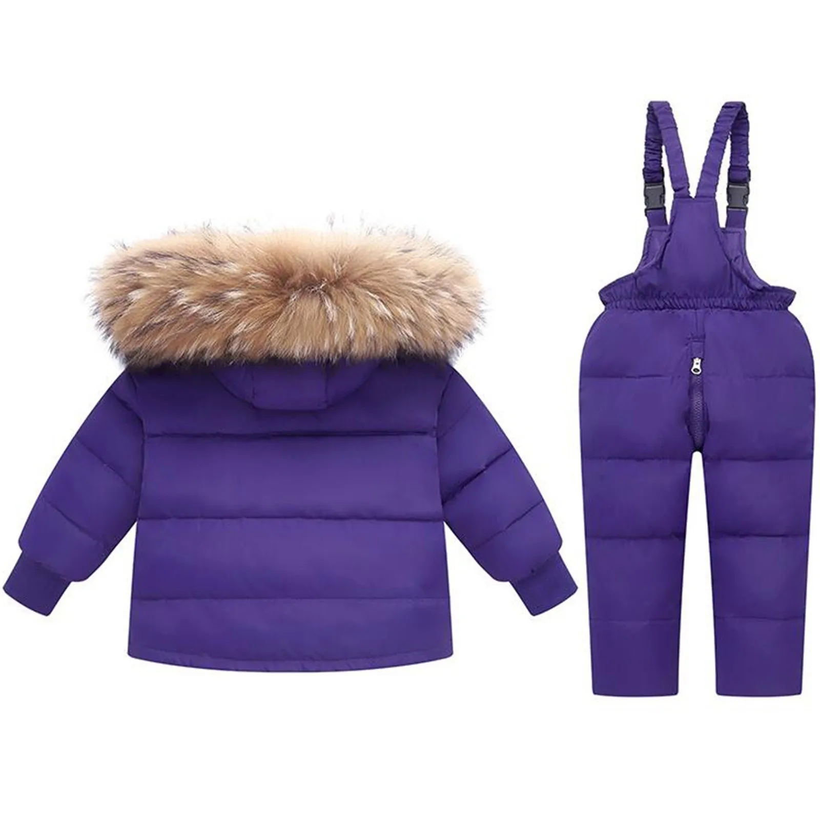 Baby Winter Down Jacket for Toddler Boys Girls Clothes Jumpsuit Children Clothing Set Thicken Warm Infant Snowsuit Kids 0-4Years