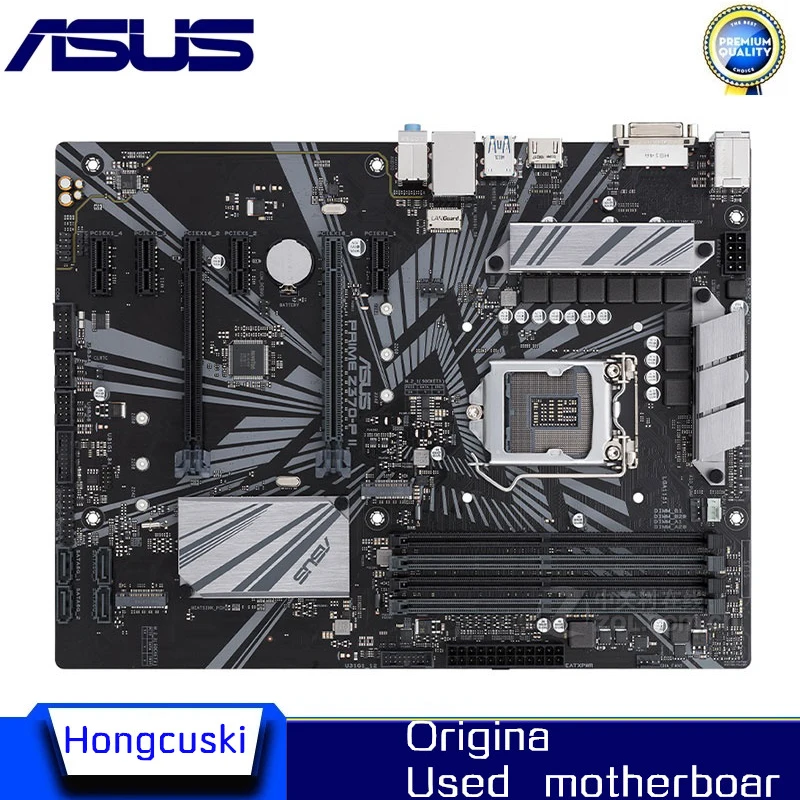 Verwendet für ASUS PRIME Z370-P II Original M.2 NVME 8th 9th LGA1151 Motherboard Sockel LGA1151 DDR4 Z370 Desktop-Motherboard