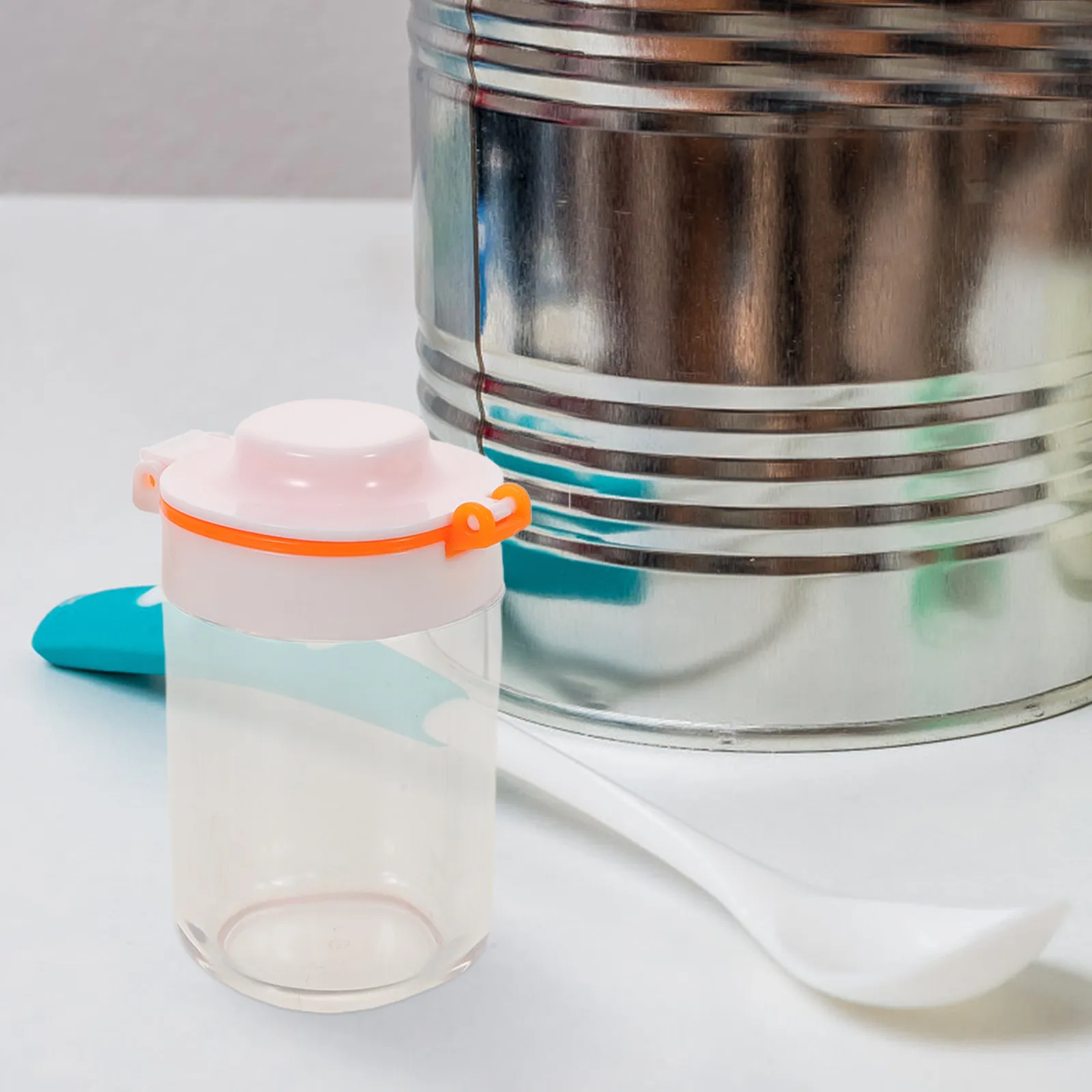 6Pcs Portable Baby Formula Storage Box Reusable Plastic Containers Double Lid Milk Powder Dispenser Travel Feeding Organizer
