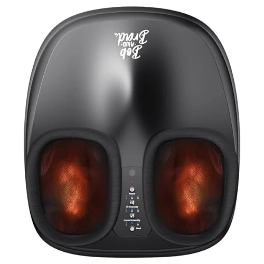 

Массажер для ног с подогревом, шиацу, глубоким разминанием и воздушной компрессией для лечения плантарного фасциита (ПФС), электрический массажер для стоп, подходит для США