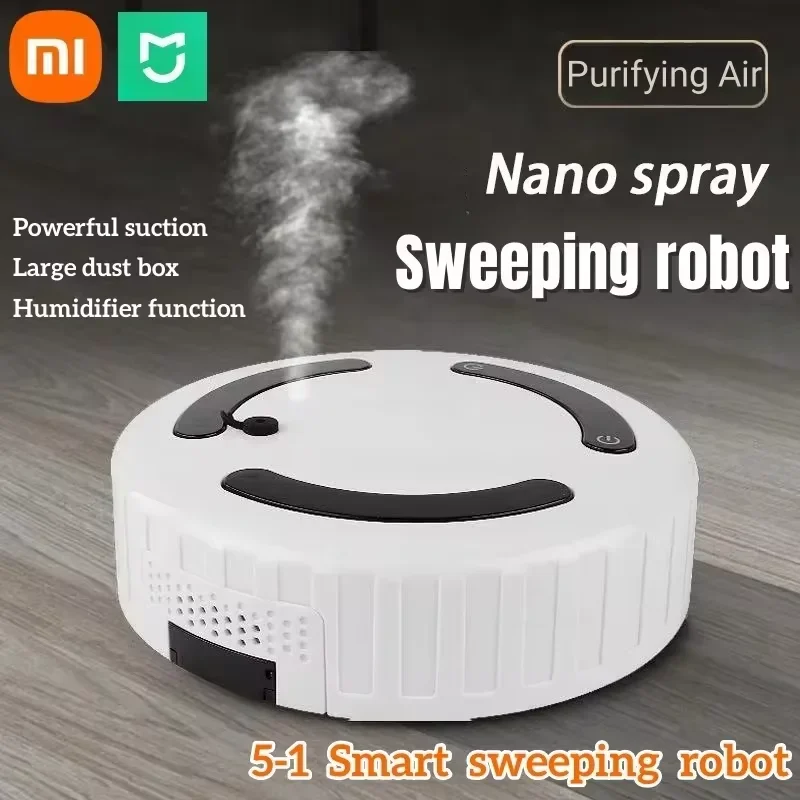 Xiaomi Mijia 5-in-1 Fully Automatic Smart Sweeper USB Vacuum Cleaner Quiet Wet Dry Cleaning Machine Household Appliances 2024