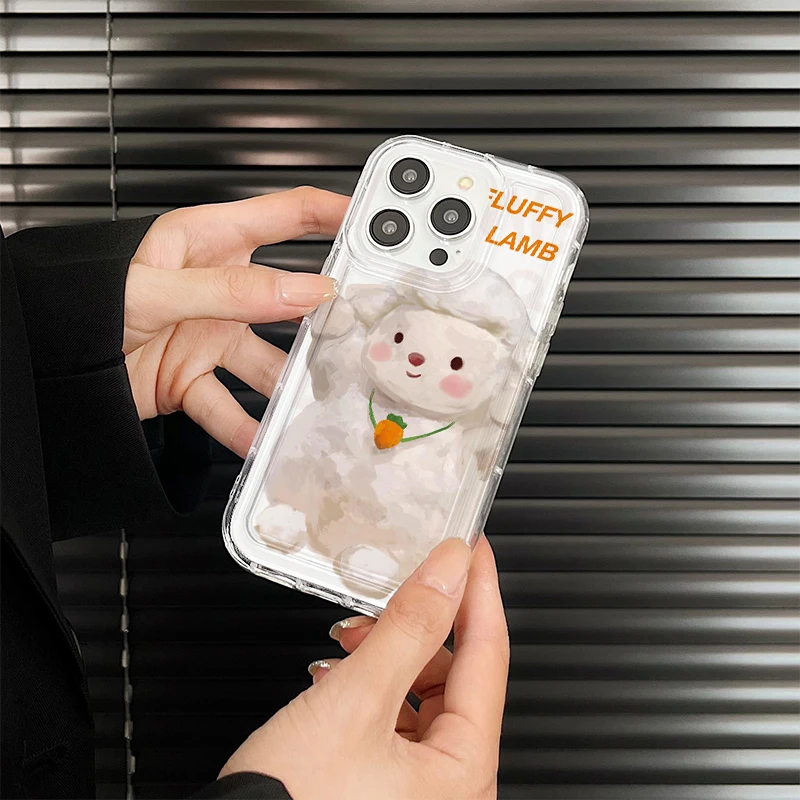 J4543 Fall Prevention Cushion Type For Samsung Galaxy S23 S22 S21 S20 Plus Note 10 20 Ultra Case DIY Soft TPU Cover