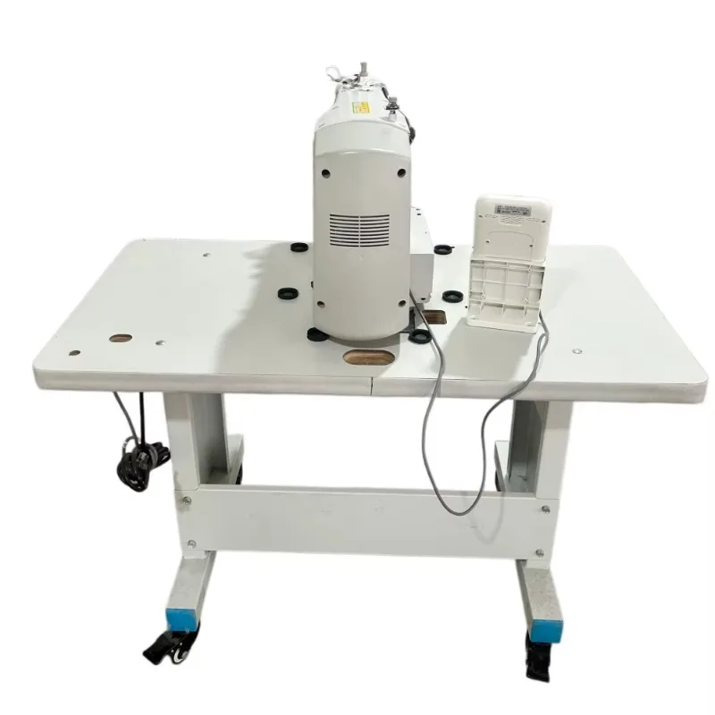 High Speed Computerized Flat-Bed Lock Stitch Bar-Tacking Industrial Sewing Machine for Thick Fabrics Leather Canvas Vinyl