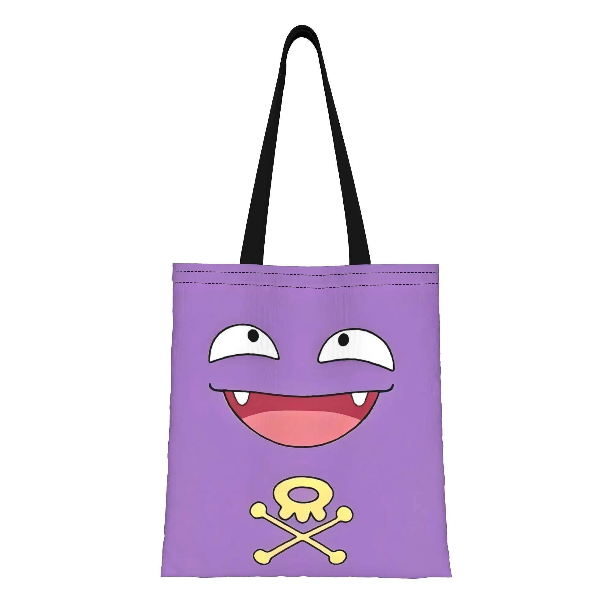 

Pokemon GO Koffee Pokemon Canvas Tote Bag Perfect for Outdoor Women's Top-Handle Bags