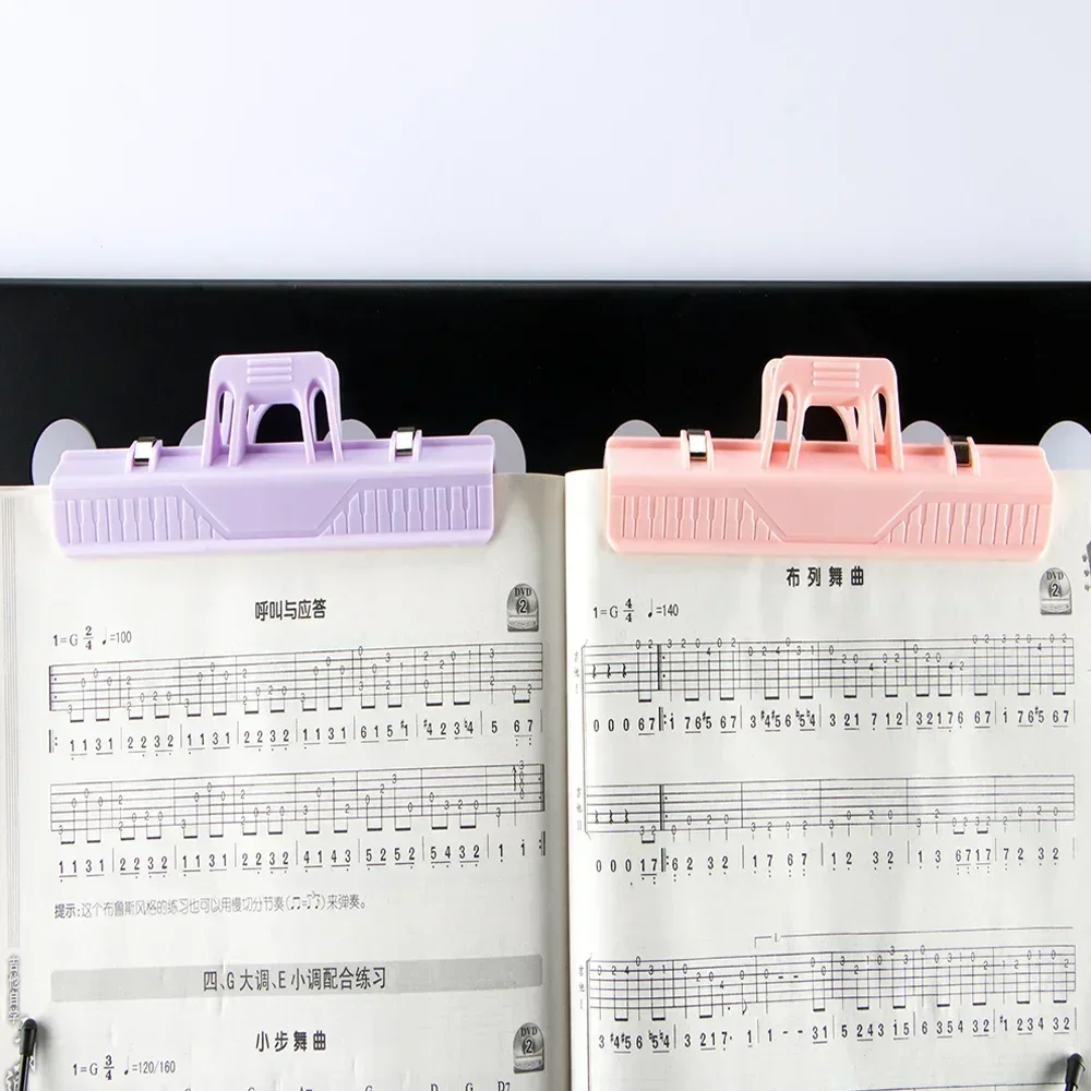 10 Pcs Guitar Sheet Music Clip Multi-Color Clamping Tools To Use Music Calligraphy Sheet Musical Instruments Accessories