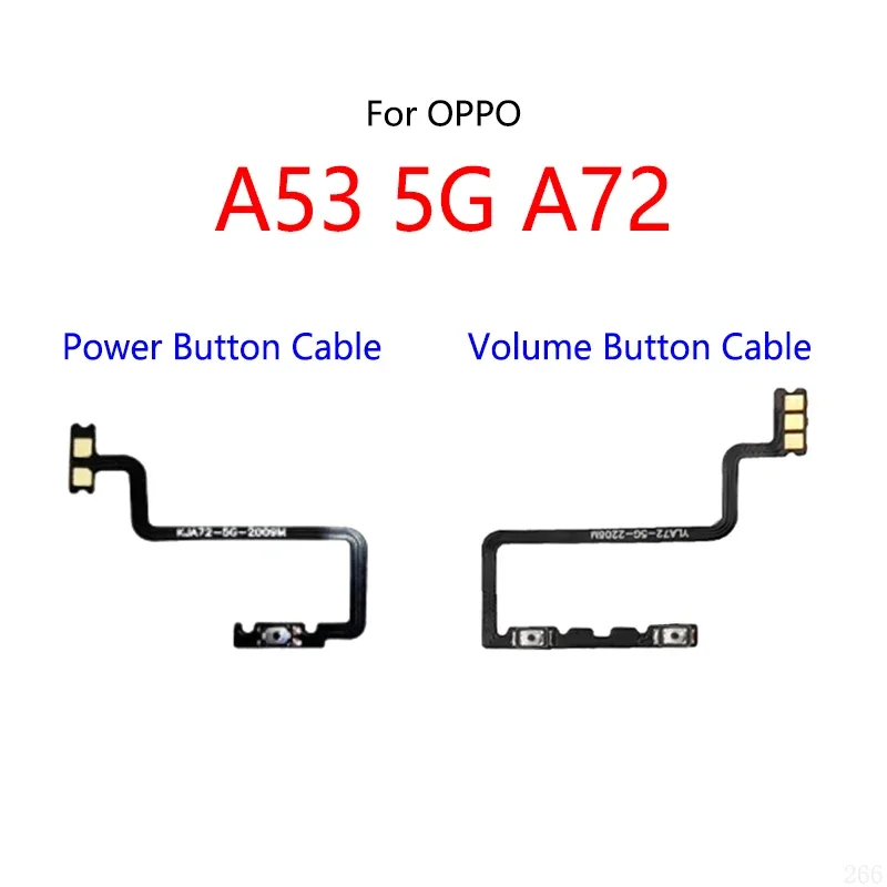 

For OPPO A53 5G A72 Power Button Switch Volume Mute Button On / Off Flex Cable Repair Repalce Parts