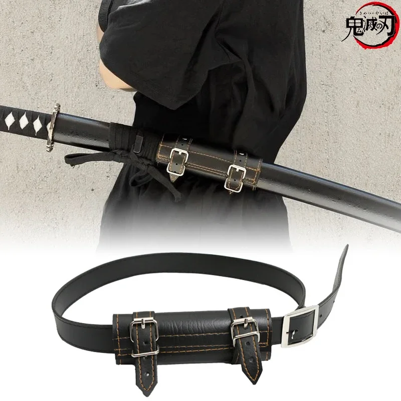 Medieval Katana Belt Sword Holster Anime Cosplay Prop Samurai Katana Sword Sleeve Waist Straps Backbelt Sheath Scabbard Holder